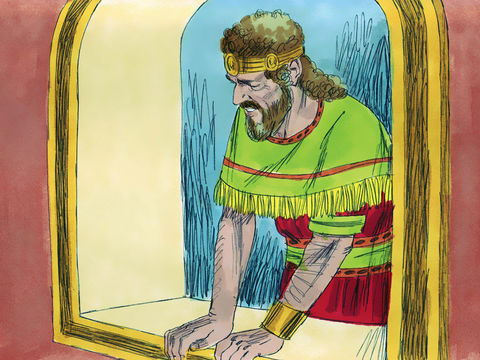 "When David became king he remembered the promise he had made to King Saul’s son, Jonathan, to show kindness to his family and descendants. Jonathan and Saul had both died in
battle against the Philistines. In those days a new ruler would often kill the relatives of a previous king as they might be a threat to his rule." by Sweet Publishing/FreeBibleImages.org https://freebibleimages.org/illustrations/david-mephibosheth/ Slide 1 Licence: CC-BY-SA-3.0 Sweet Publishing / FreeBibleImages.org (https://creativecommons.org/licenses/by-sa/3.0/)