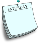 "Daily note - Saturday" by Firkin (https://openclipart.org/detail/282659/daily-note-saturday)