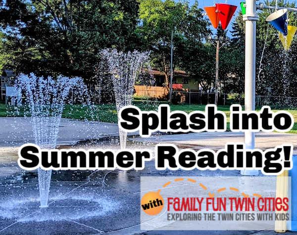 splash pad that reads splash into summer reading