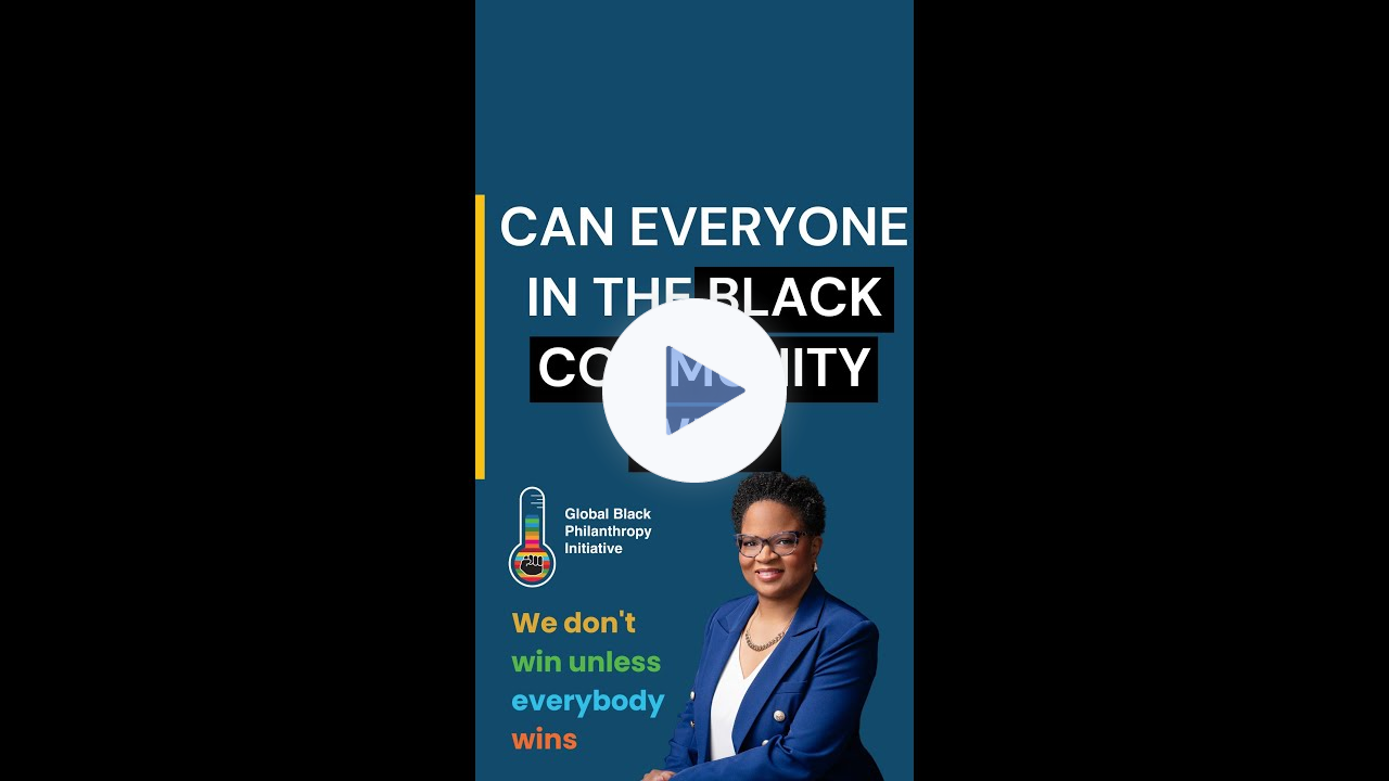 Breaking down the Global Black Philanthropy Initiative (GBPI)