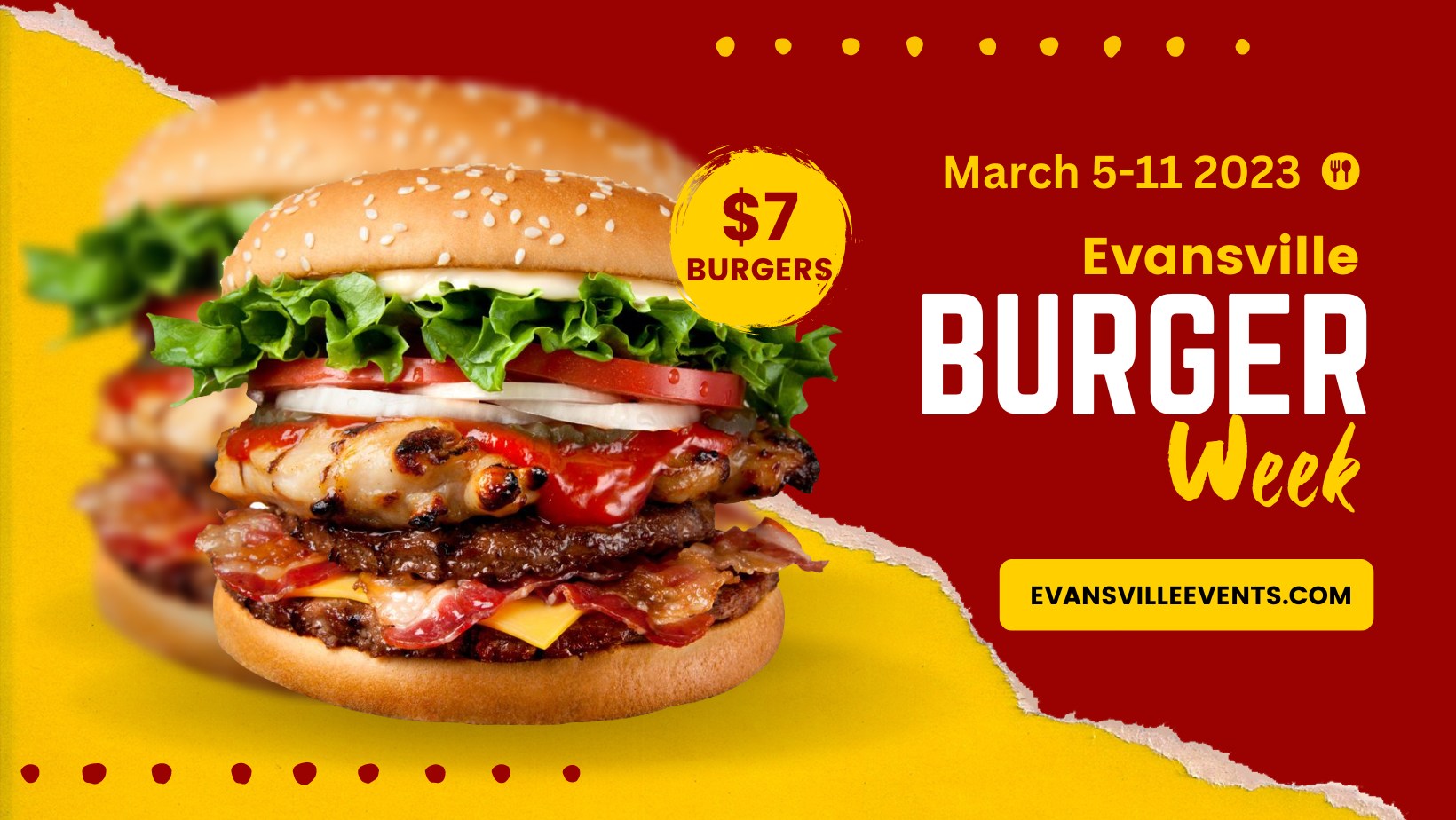 Evansville Burger Week is back Sunday, March 5th through 11th