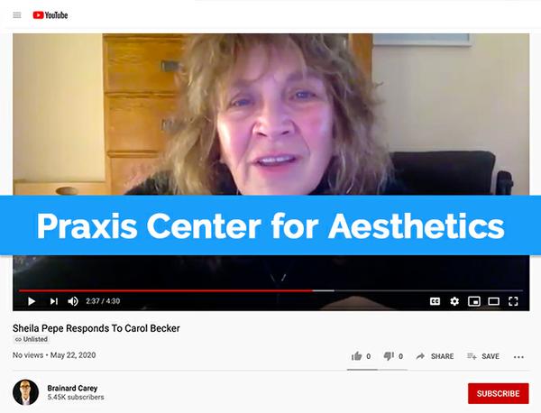 Sheila Pepe Responds To Carol Becker