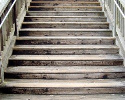 Finding the stairs