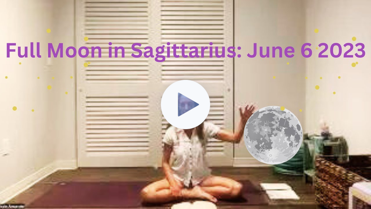 Sagittarius Full Moon (June 3), The Firefly Spirit Card, & a Meditation for the Ajna (6th) Chakra.