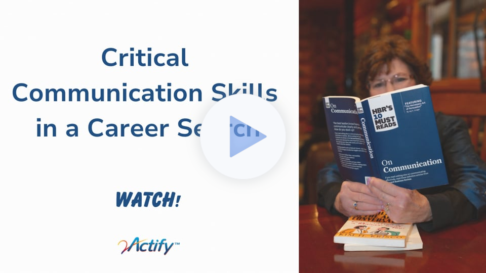 Critical Communcation Skills in a Career Search