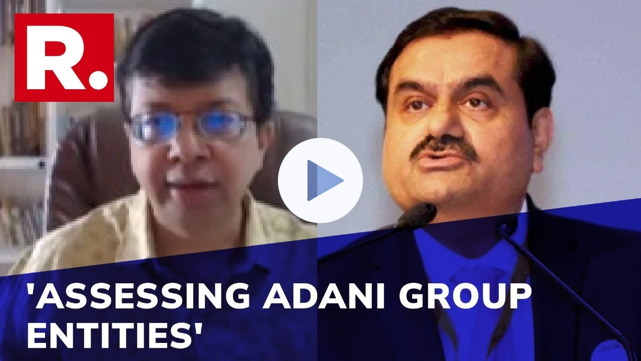 Indiacharts Chief Strategist Rohit Srivastava Speaks to Republic on Fitch Ratings on Adani Companies