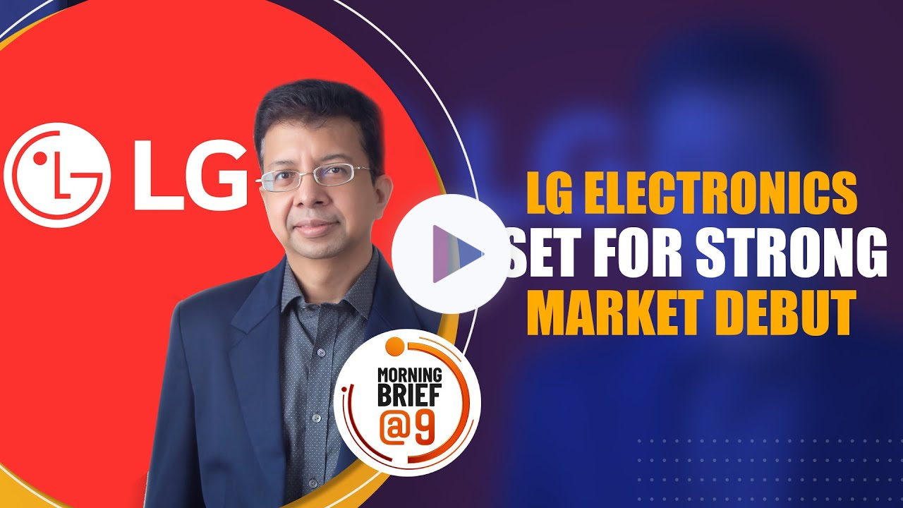 LG India Shares Soar 50% on Debut | Sensex, Nifty Open Strong | TATA Capital | IPO Frenzy | News9
