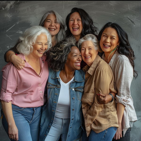group of women gathering 