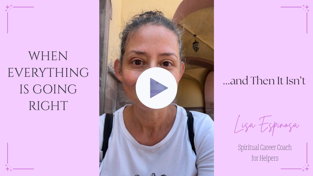 When everything is going right... and then it isn't.