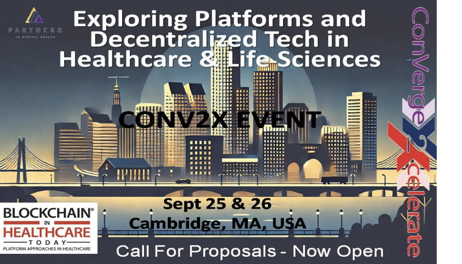 6 Days Left to Speak at ConV2X Platforms & Decentralized Healthcare and Life Sciences