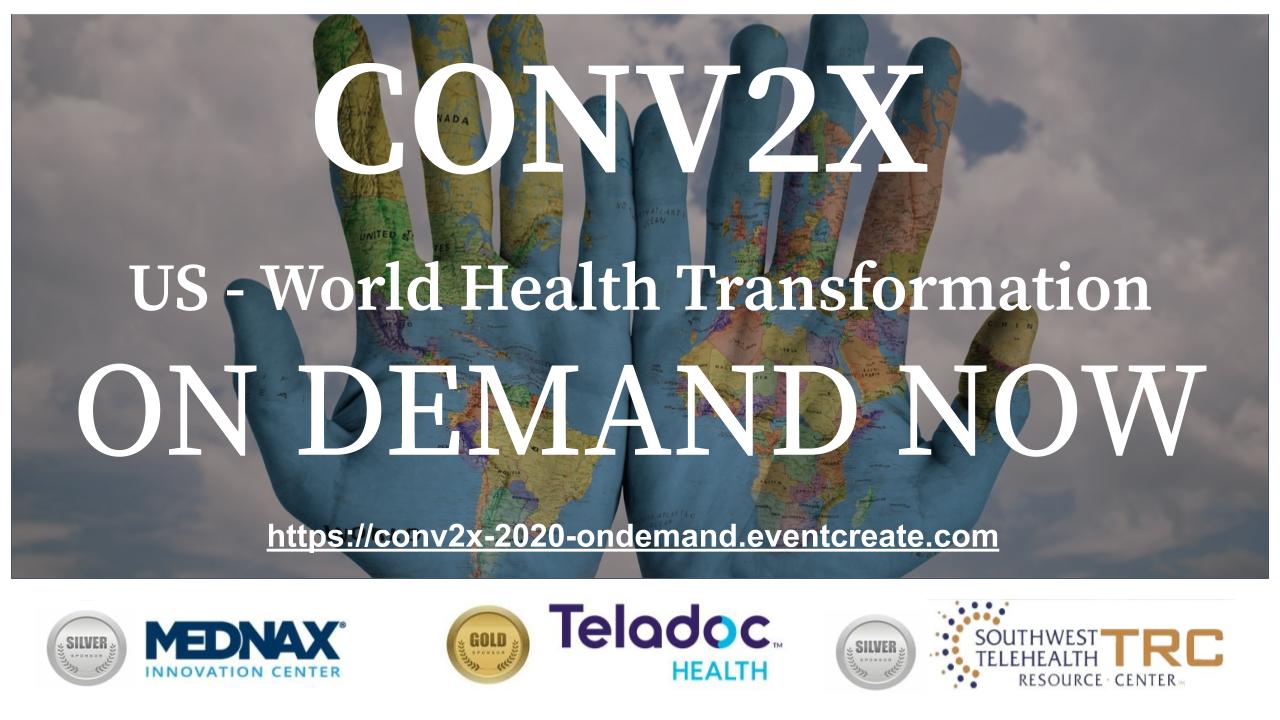 Thank you for attending ConV2X 2020