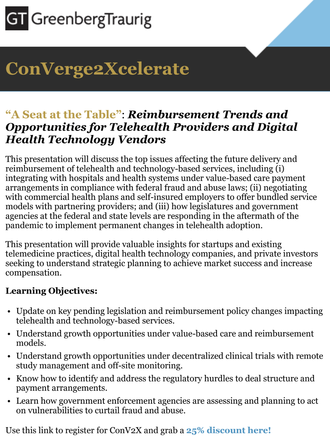 "A Seat at the Table": Reimbursement Trends and Opportunities for Telehealth Providers and Digital Health Technology Vendors