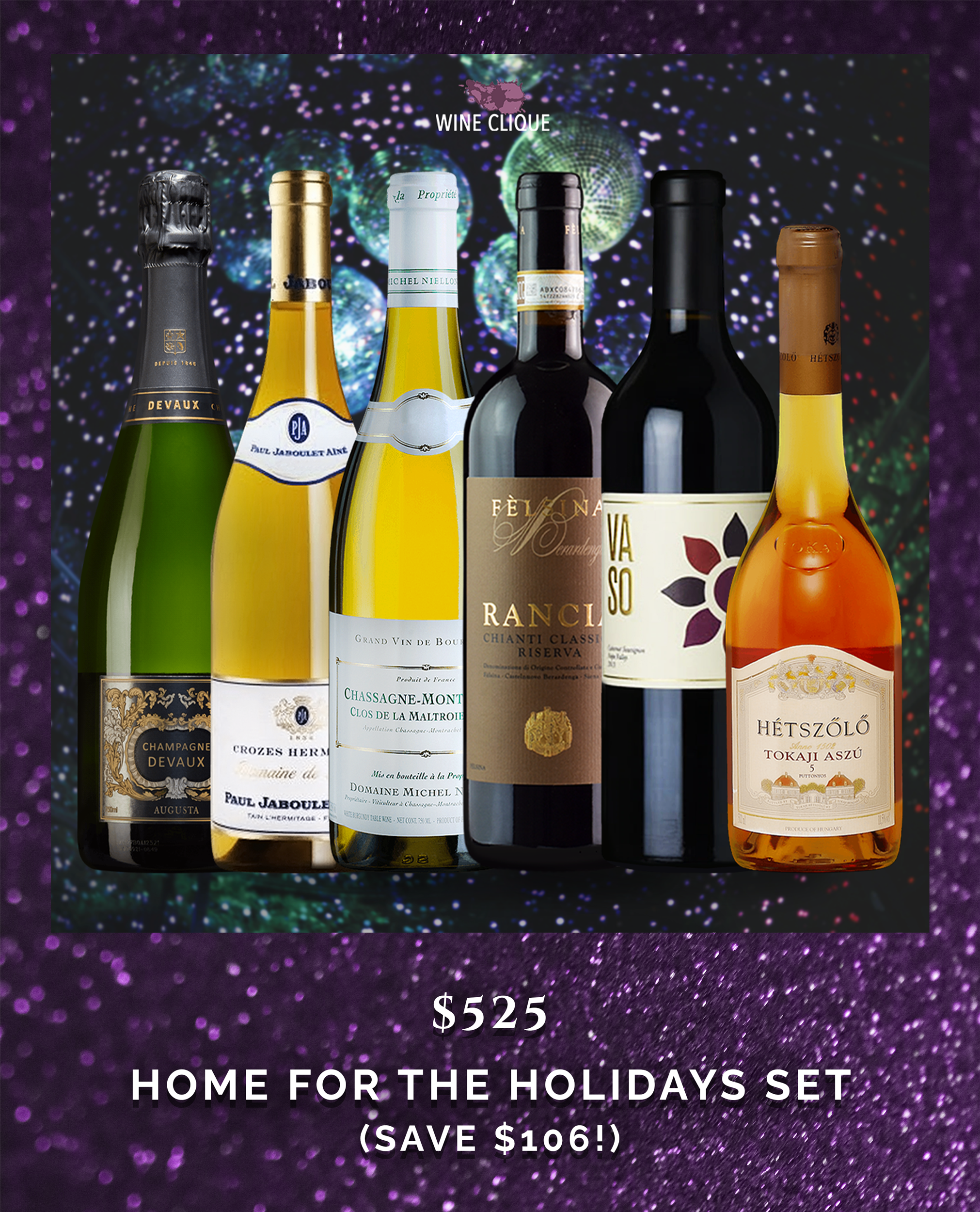 Wine Clique's 12 Days of Christmas | Day 2: Home for the Holidays Set