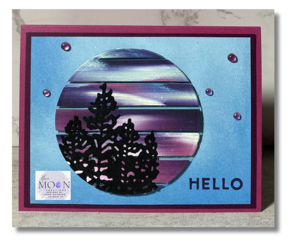 Aurora Lights Floating Frame