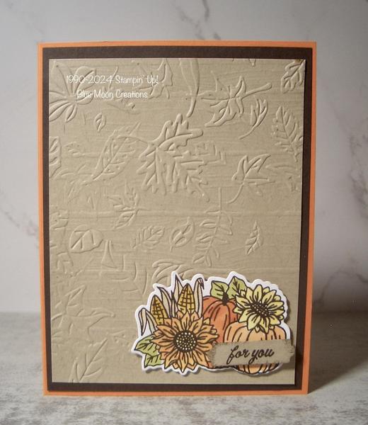 Double Dry Embossing Technique-Rustic Crate