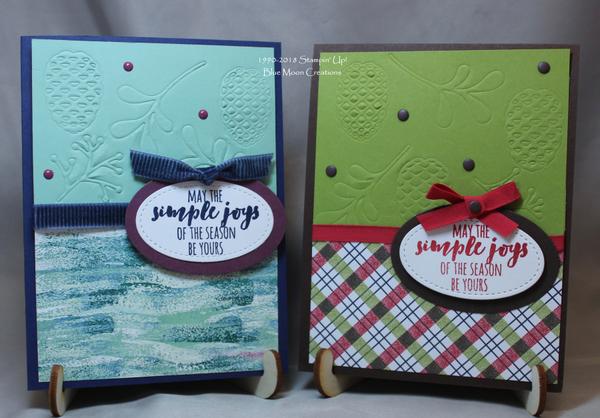 Embossed Pretty Pines