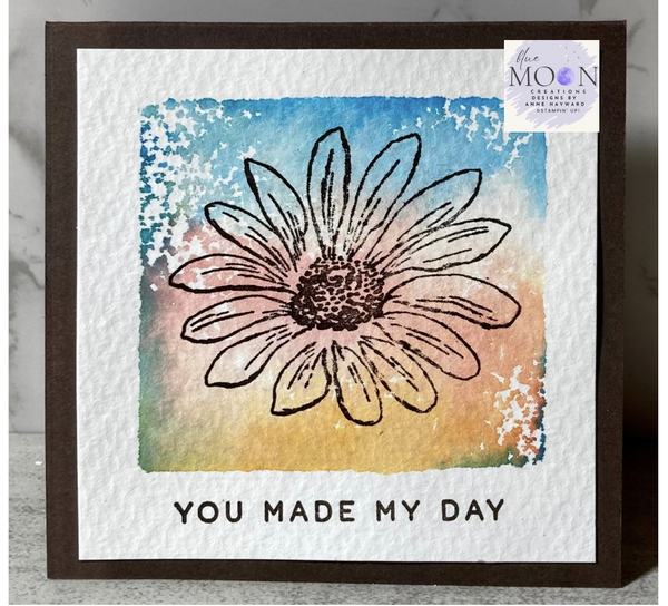 Clean and Simple Cheerful Daisies Watercolor