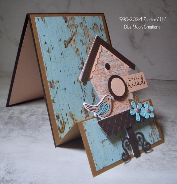 Country Birdhouse Double Easel