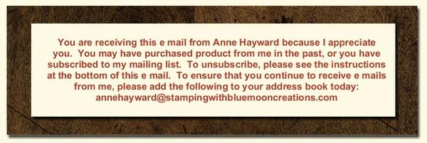 May Stampin' News from Anne Haywawrd