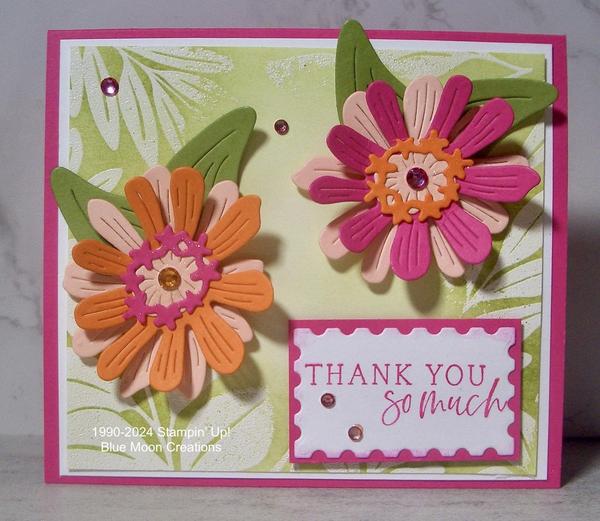 Simply Zinnias Thank You So Much