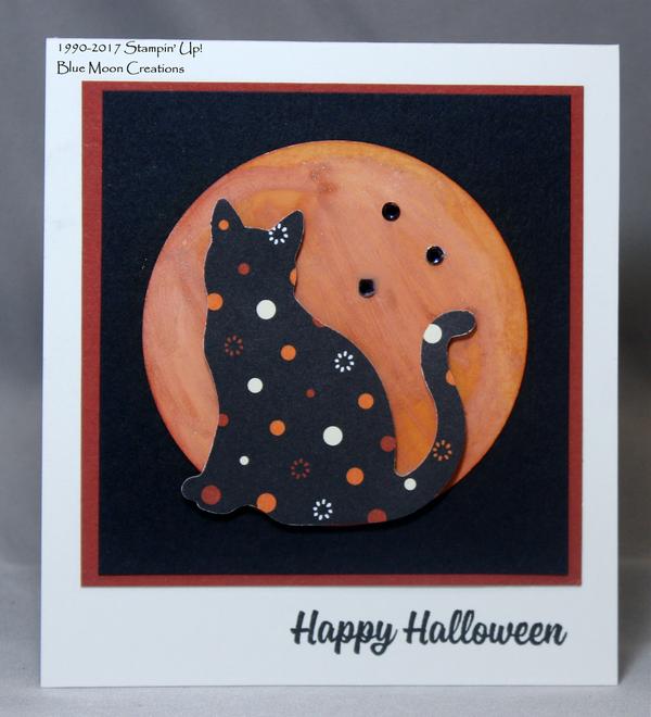 Full Moon Spooky Cat