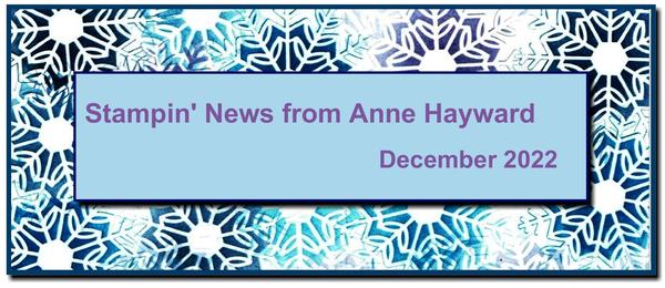 November Stampin' News from Anne Hayward