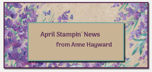 Stampin' News from Anne Hayward