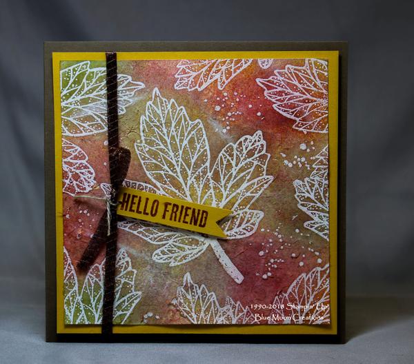 Layered Leaves Burned Batik