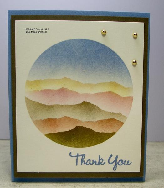 Sonoran Desert Inspired Thank You Card