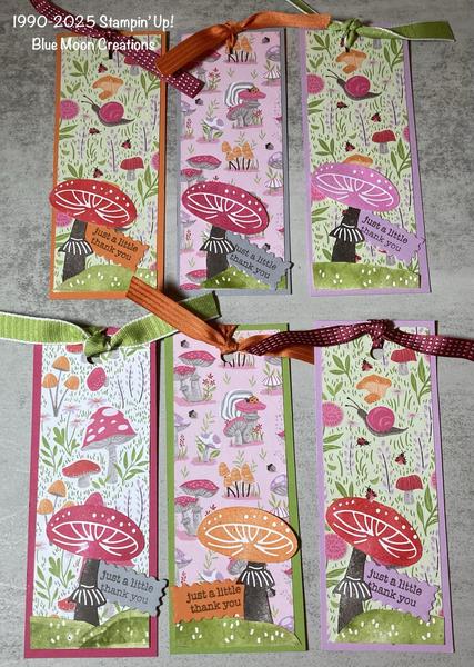Terrific Toadstools Bookmarks