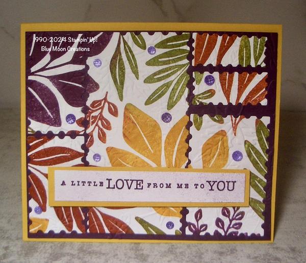 Leaf Collection Faux Postage