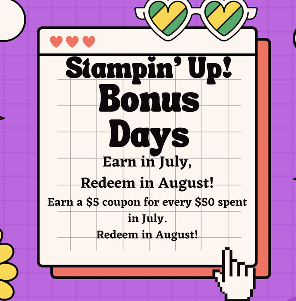 Stampin' Up! Bonus Days