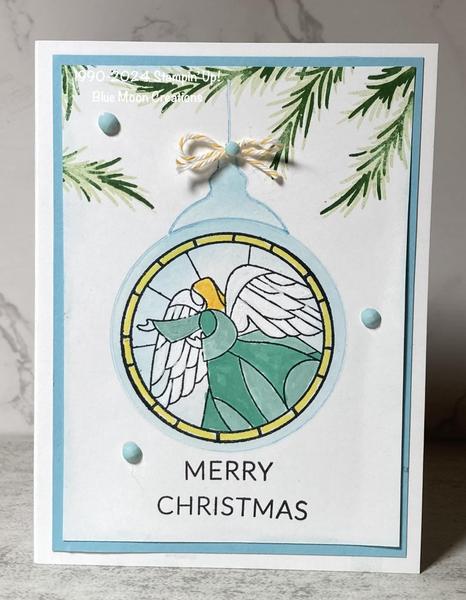 So Very Merry Faux Ornament Card
