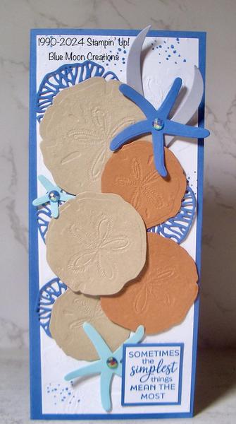 Seaside Wishes Slimline Card
