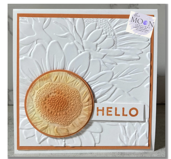 Spotlight Technique with a Pop of Color Sunflower