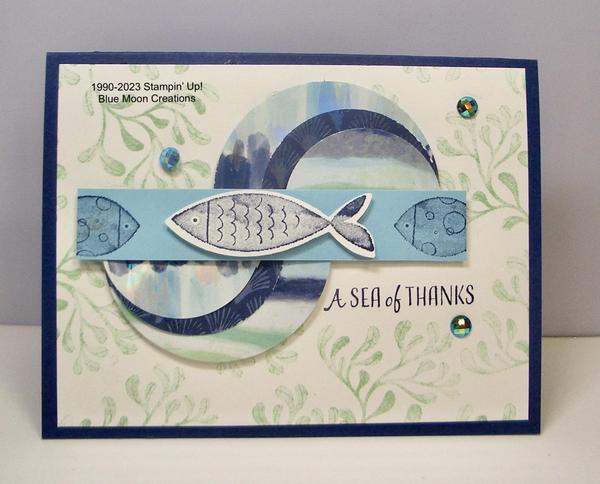 A Fish & A Wish Split Circle Card