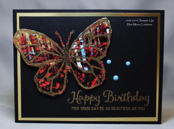 A Beautiful Day Faux Cloisonne Butterfly