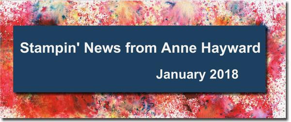January Stampin' News from Anne Hayward