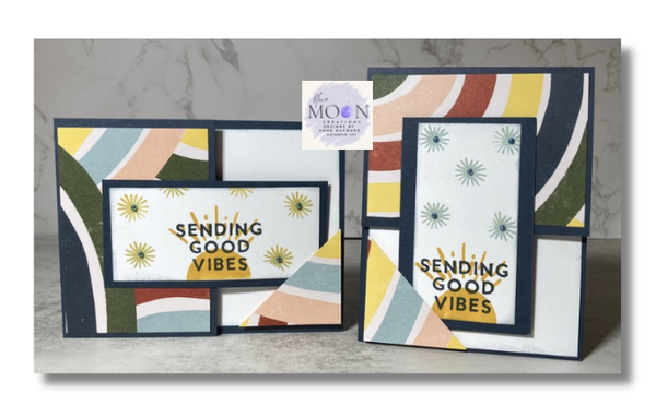 Good Vibes Corner Closure Fold Cards