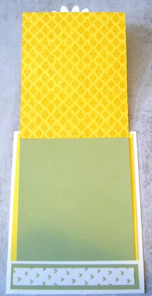 Daffodil Afternoon Matchbook Card Inside