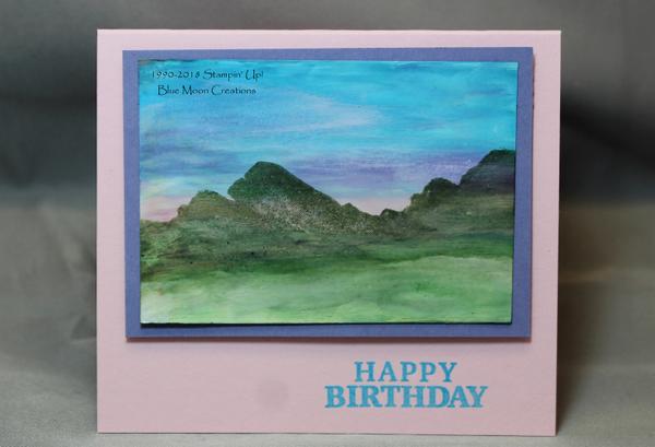 Waterfront Dye Ink and Hand Sanitizer Landscape Background