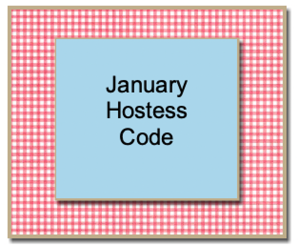 January Hostess Code