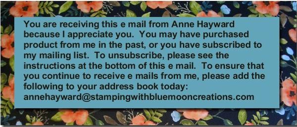 May Stampin' News from Anne Haywawrd