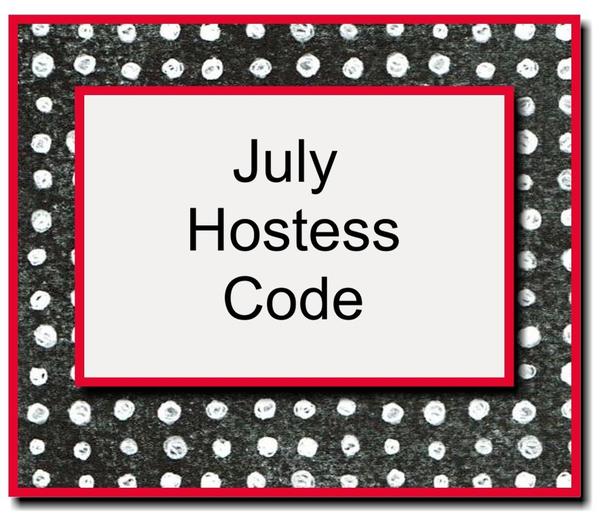 July Hostess Code