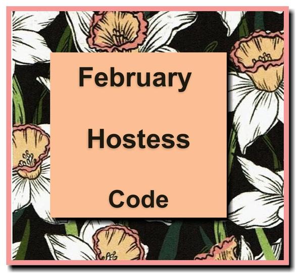 February Hostess Code