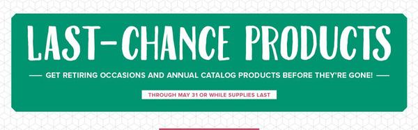 2017-2018 Retiring List from Stampin' Up!