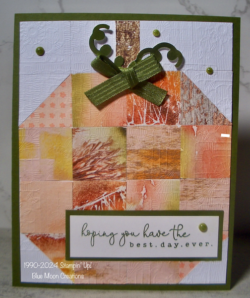 Faux Quilted Pumpkin