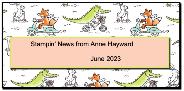 June Stampin' News from Anne Hayward