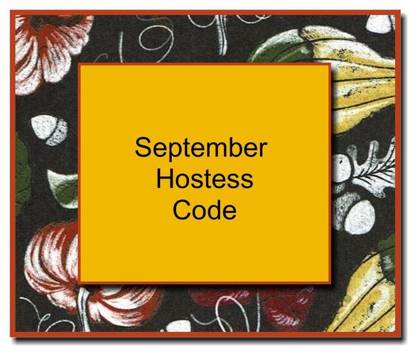 September Hostess Code
