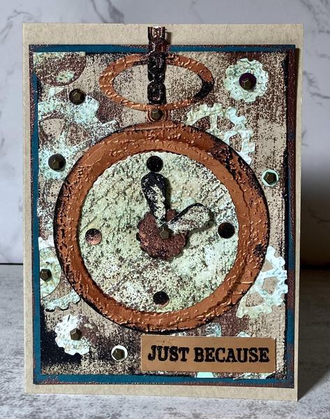 Gears of Time: An Industrial Pocket Watch Card